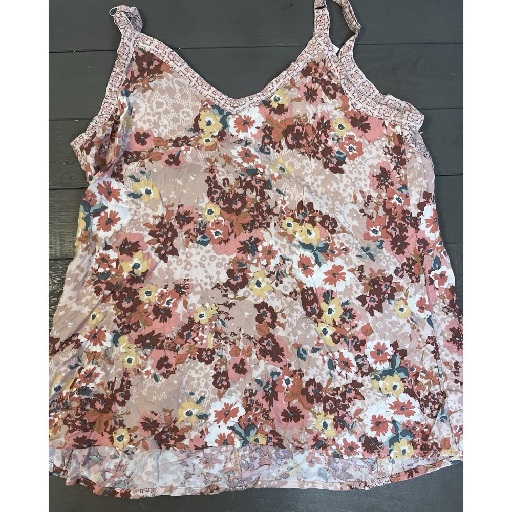 NWT Babydoll Tank Top Size‎ XS Women's Floral Sleeveless Y2K Romantic Whimsical - Picture 8 of 10